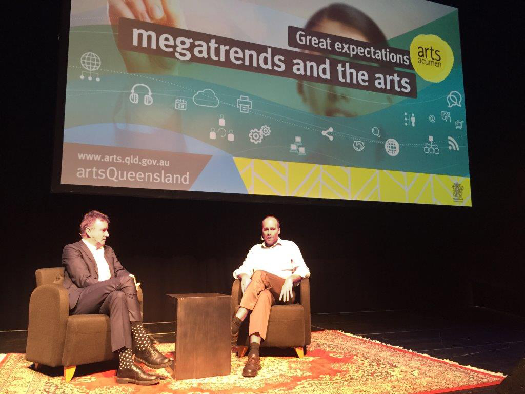 Paul Barclay and Dr Stefan Hajkowicz discuss megatrends and their impact on the arts